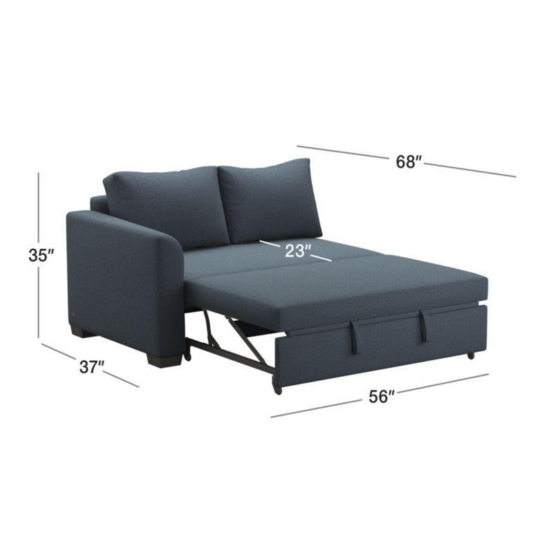 View Bedford Left-Arm Trundle Sleeper Sectional - image 2 of 7