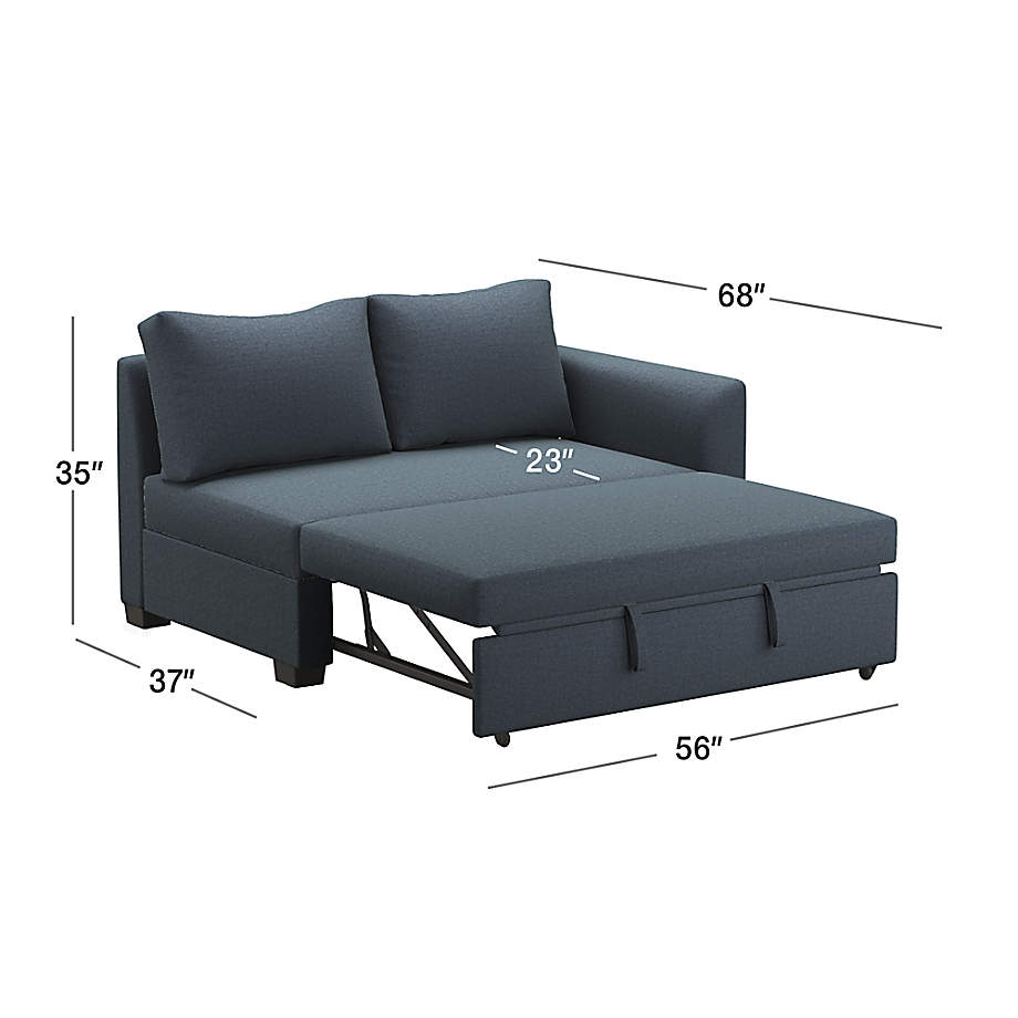Sectional trundle deals sleeper sofa