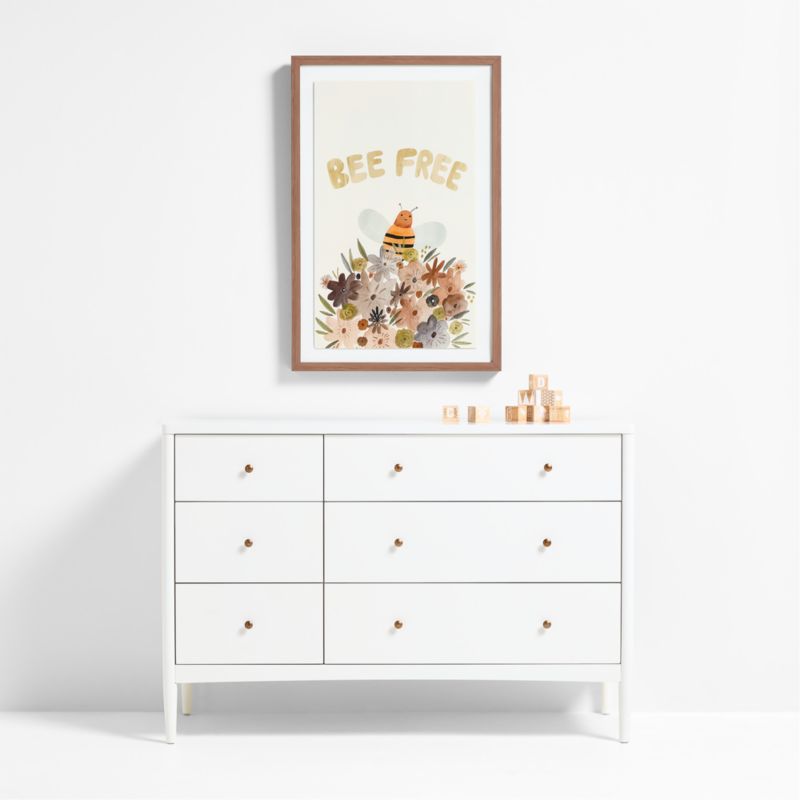 Bee Free Large Framed Wall Art Print - image 2 of 5