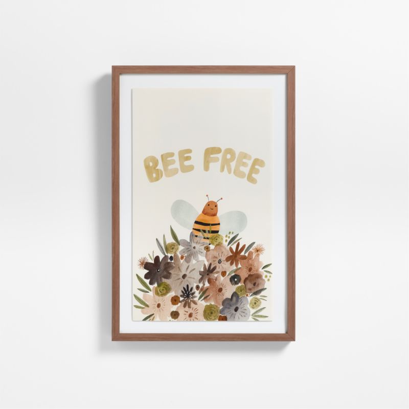 Bee Free Large Framed Wall Art Print - image 0 of 5