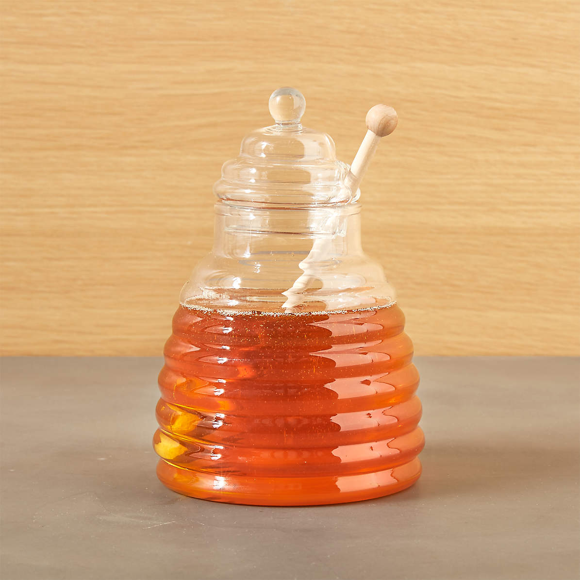 Beehive Honey Jar with + Reviews | Crate & Barrel