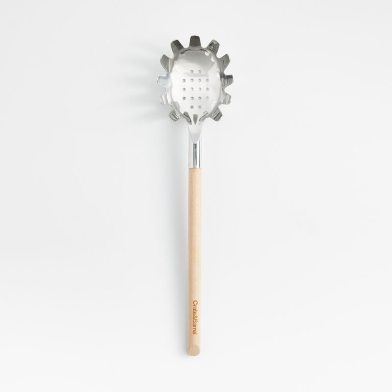 Crate & Barrel Black Nylon Pasta Spoon + Reviews