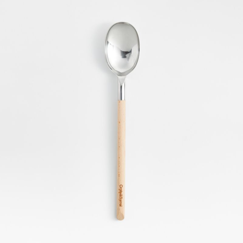 Crate & Barrel Stainless Steel Pasta Spoon + Reviews