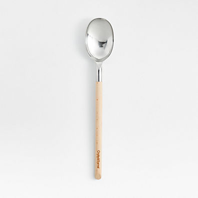 View Crate & Barrel Beechwood and Stainless Steel Spoon details
