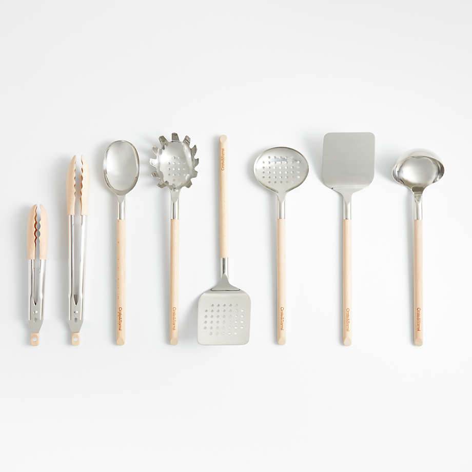 Crate & Barrel Beechwood and Stainless Steel Spoon + Reviews