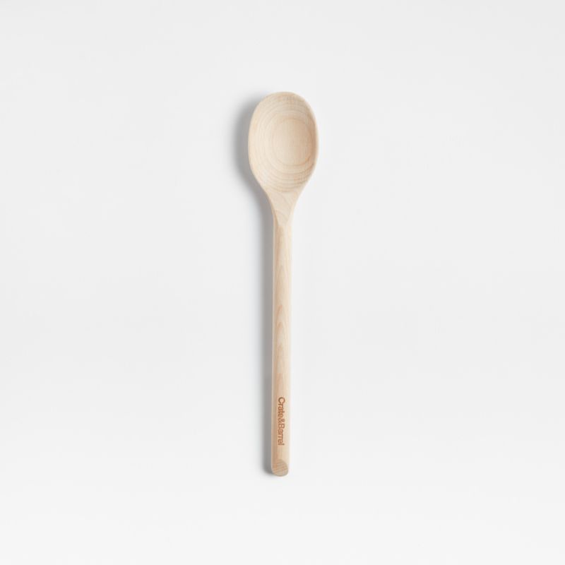 Crate & Barrel Beechwood Small Spoon - image 0 of 5