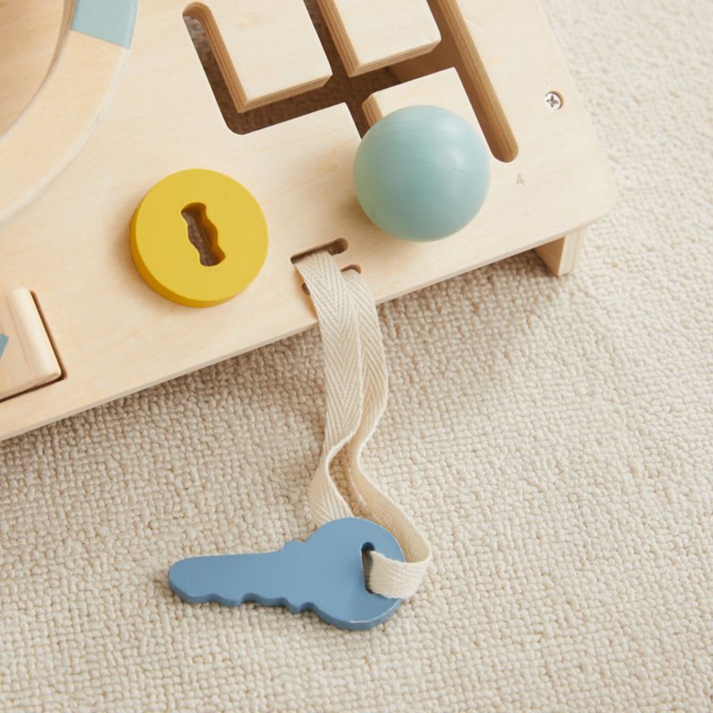 Wonder & Wise by Asweets Wooden Beep Beep Toddler Busy Board - image 8 of 12