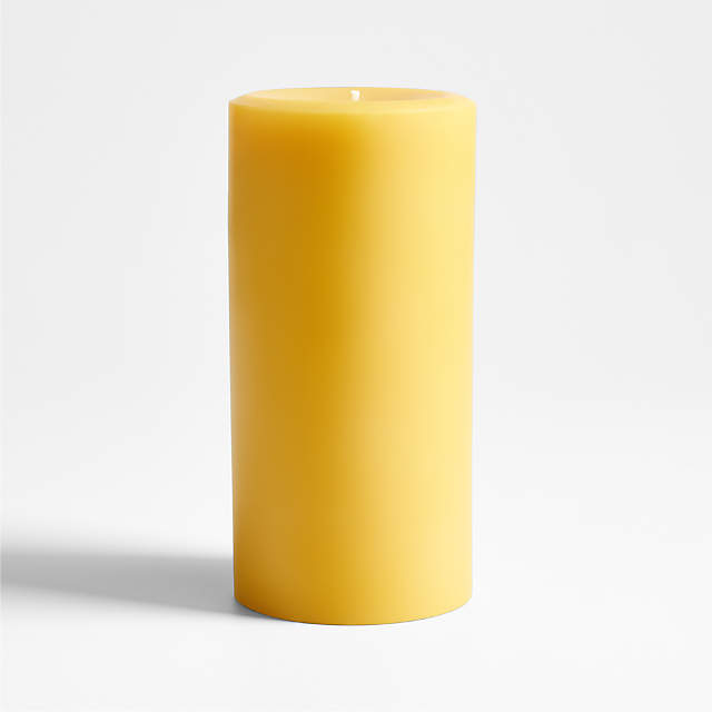 Set of 4, 100% Pure Beeswax Pillar Candles from 2 to 9 tall-Free Shipping