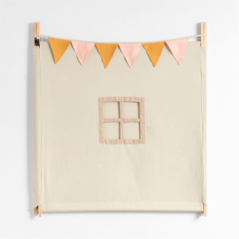 Beige Collapsible Kids Canvas Play Tent - image 7 of 11