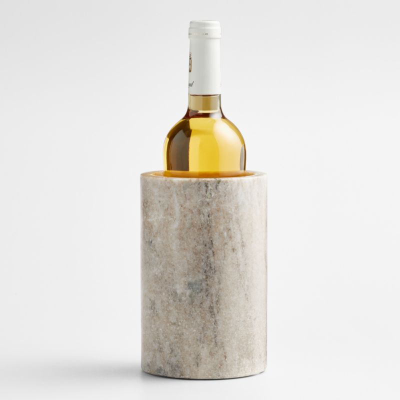 WINE CHILLER, PINK MARBLE, 50 OZ