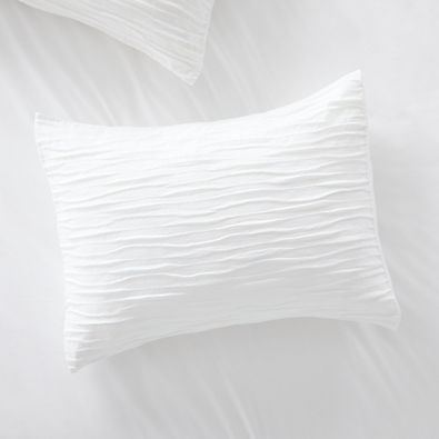 View Belamy Standard White Pleated Sham details