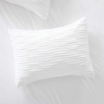 Belamy Standard White Pleated Sham