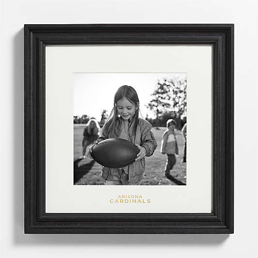 NFL Arizona Cardinals Belfast Traditional Black Wood 11x11 Wall Picture Frame