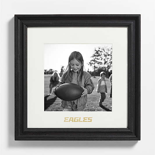 NFL Philadelphia Eagles Belfast Traditional Black Wood 11x11 Wall Picture Frame
