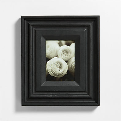 View Belfast Traditional Black Wood 5x7 Wall Picture Frame with Interchangeable Mats details
