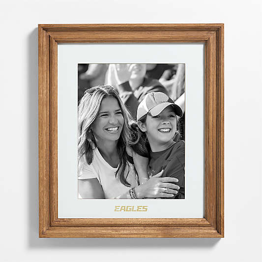 NFL Philadelphia Eagles Belfast Natural Oak Wood 11x14 Wall Picture Frame