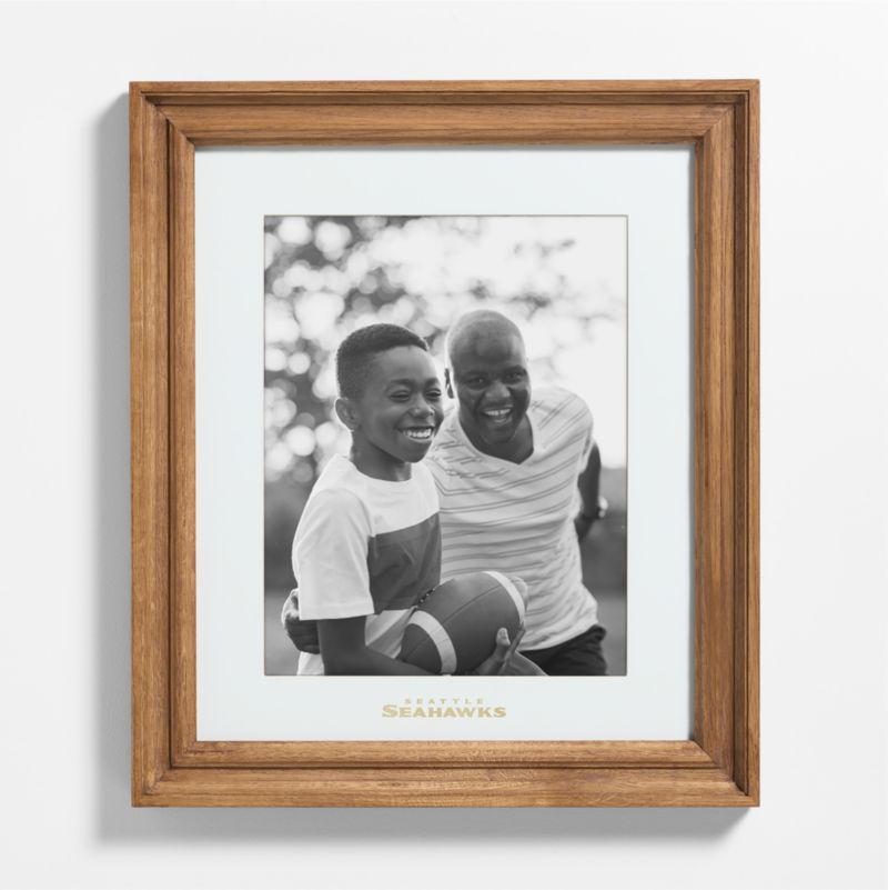 NFL Arizona Cardinals Belfast Natural Oak Wood 8x10 Wall Picture Frame with 2 Mats 8x10 and 11x14 - image 1 of 2