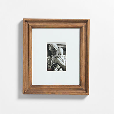View Belfast Natural Oak Wood 4x6 Wall Picture Frame with Interchangeable Mats details