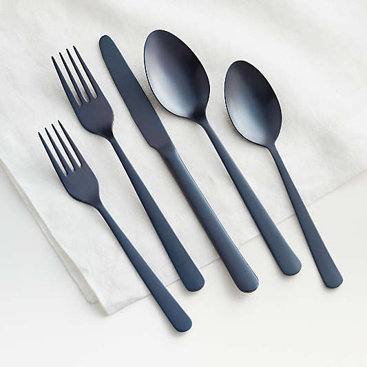 Belford 5-Piece Dark Blue Place Setting