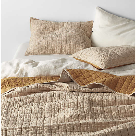 Brulee Brown Belgian Flax Linen Sham Standard