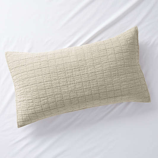 Belgian Flax Linen Natural King Sham