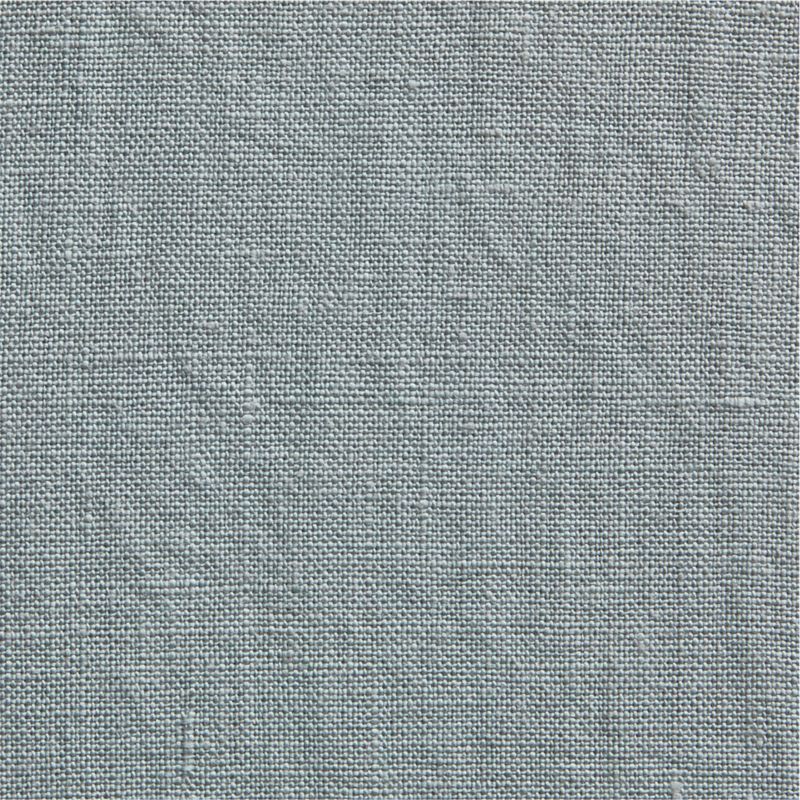 Mist Blue EUROPEAN FLAX ™-Certified Linen Window Curtain Panel 52"x96" - image 5 of 7