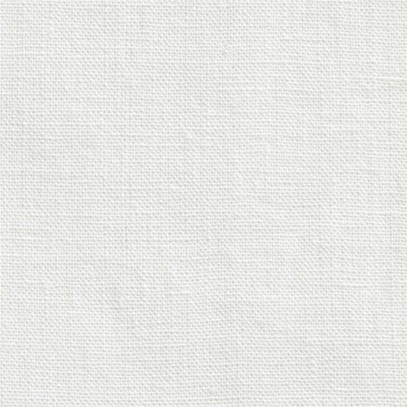 Crisp White EUROPEAN FLAX ™-Certified Linen Window Curtain Panel 52"x96" - image 7 of 9