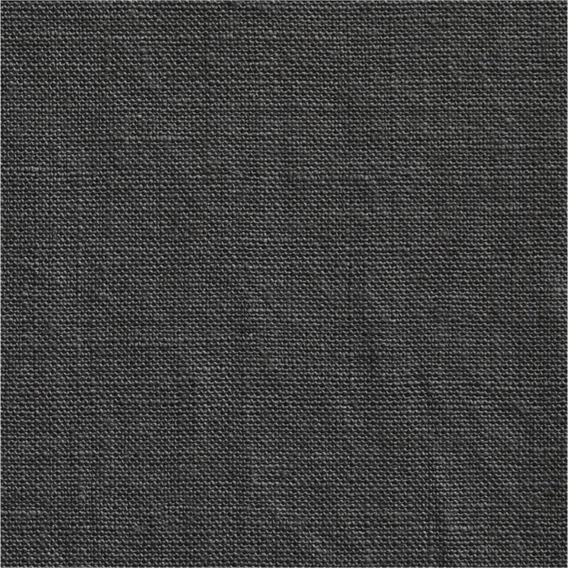 Storm Grey EUROPEAN FLAX ™-Certified Linen Blackout Window Curtain Panel 52"x84" - image 7 of 9