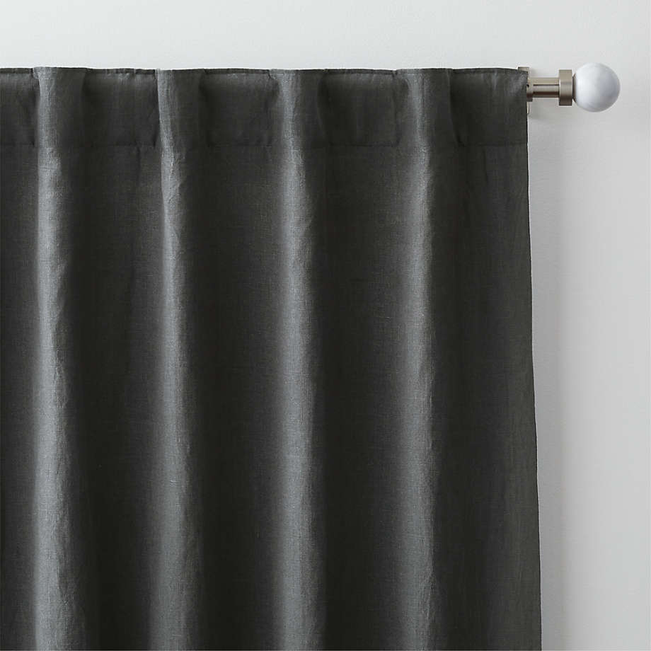 Grey Brushed Linen Look Blackout Lining Fabric, FREE Delivery Available