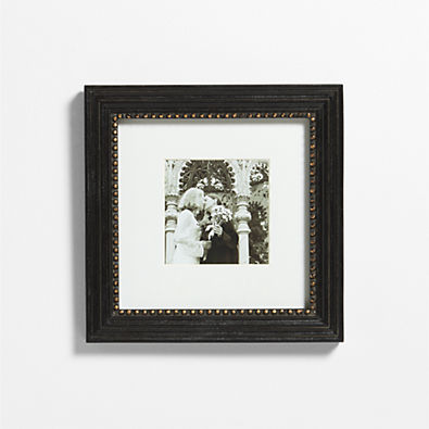 View Belgium Black with Gold Bead Wood 5x5 Wall Picture Frame details