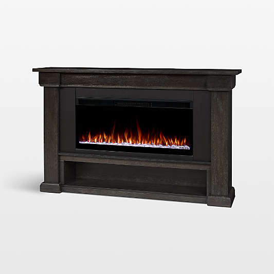 Belhaven Dark Wood with Landscape Smart Electric Fireplace 66"