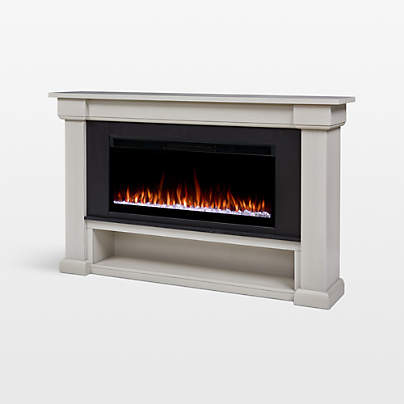 Belhaven Light Wood with Landscape Smart Electric Fireplace 66"