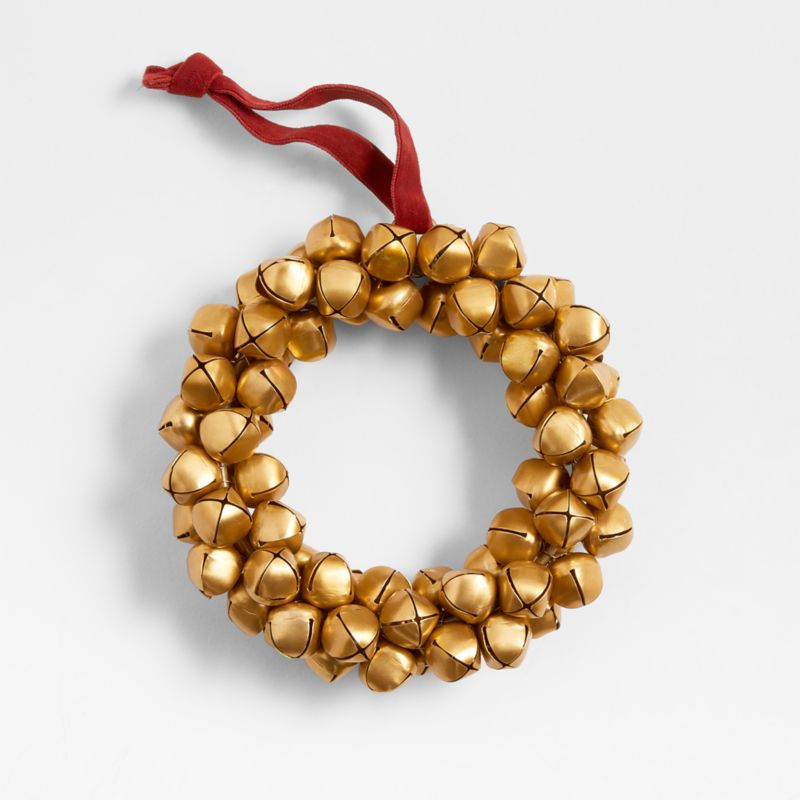 Brass Bell Wreath Christmas Tree Ornament - image 0 of 1