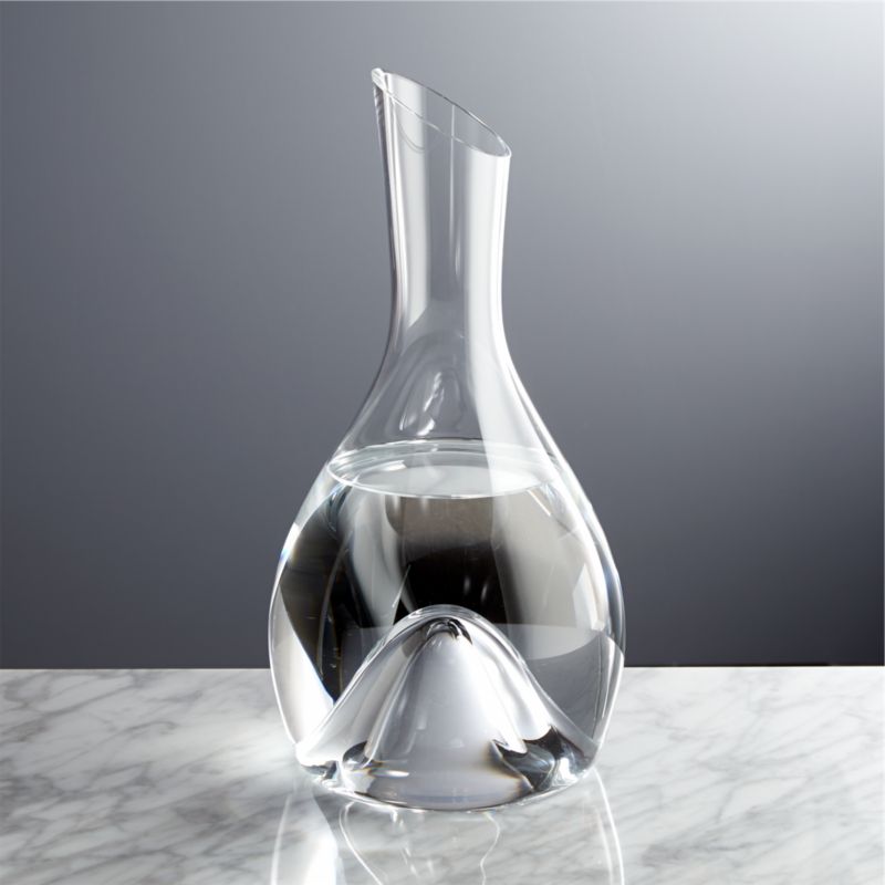 Decanter Carafe Large 11 1/4 Tall Open Top Modern Style Glass Spiegelau