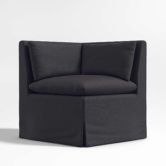 Belmar Midnight Slipcovered Corner Dining Banquette