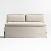 Belmar Slipcovered Dining Banquette Bench with Performance Fabric