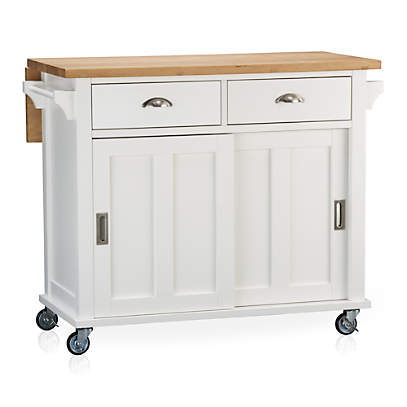 4 Casters For Belmont Kitchen Island, Kitchen Island With Locking Casters