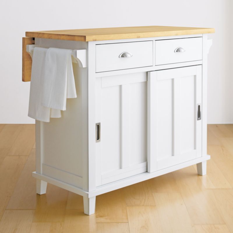 Belmont White Kitchen Island - image 9 of 18