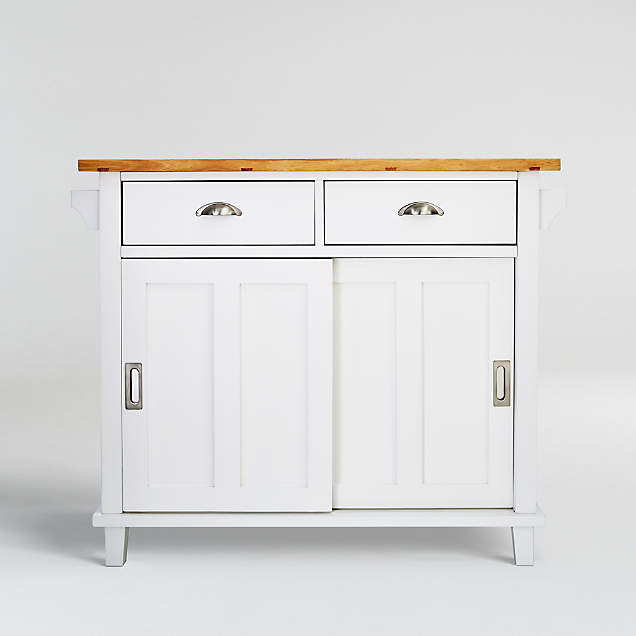 Belmont Mint Kitchen Island + Reviews Crate & Barrel Canada