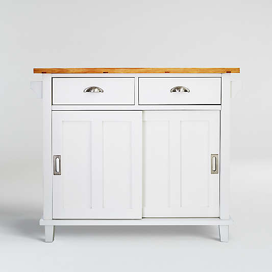 Belmont White Kitchen Island