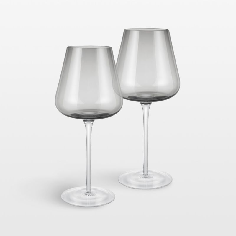 Blomus Belo 20-Oz. Smoke Red Wine Glasses, Set of 2