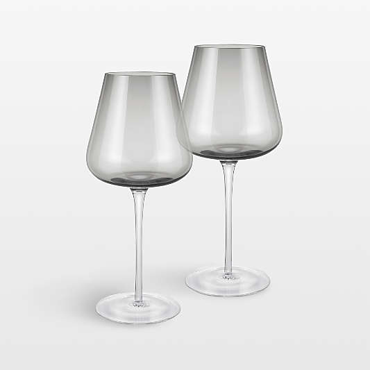 Blomus Belo 20-Oz. Smoke Red Wine Glasses, Set of 2