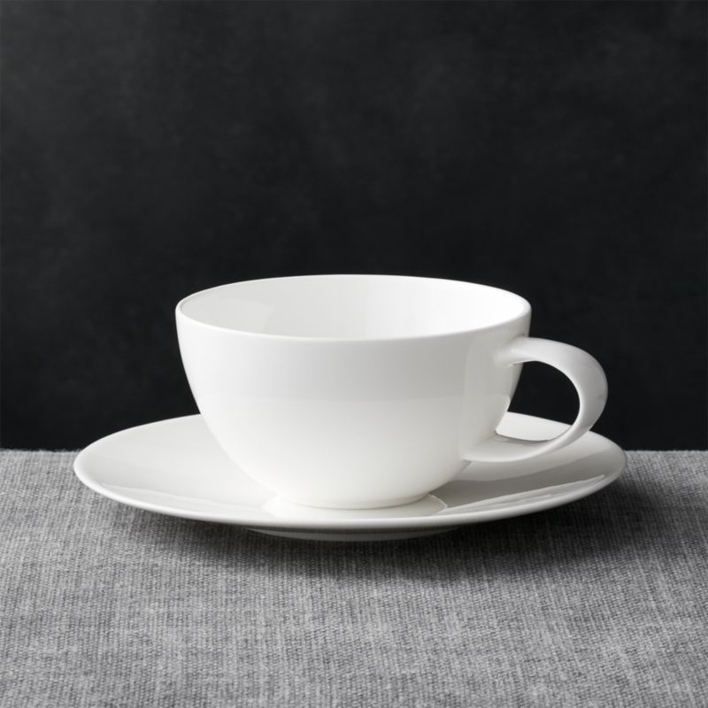 Bennett White Bone China Saucer - image 1 of 2