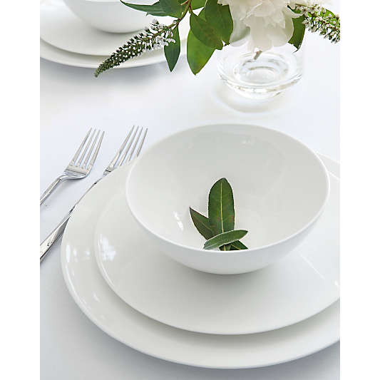 Bennett White Bone China Dinner Plate