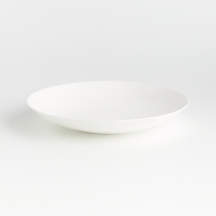 Bennett White Bone China Low Bowl | Crate & Barrel