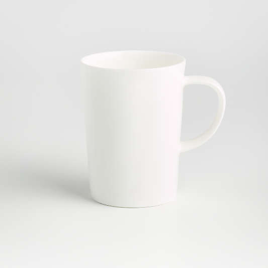 Bennett White Bone China 16-Oz. Mug