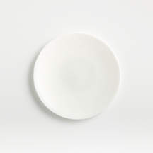 Bennett White Bone China Appetizer Plate | Crate & Barrel