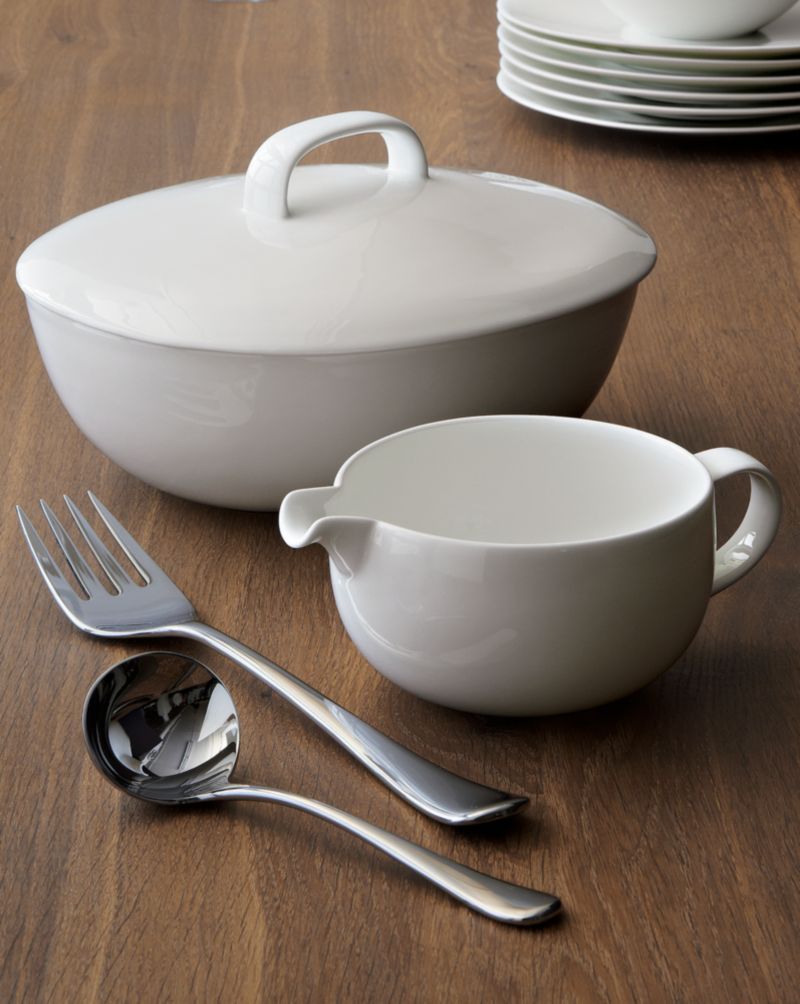 Bennett Oval Serving Bowl with Lid + Reviews