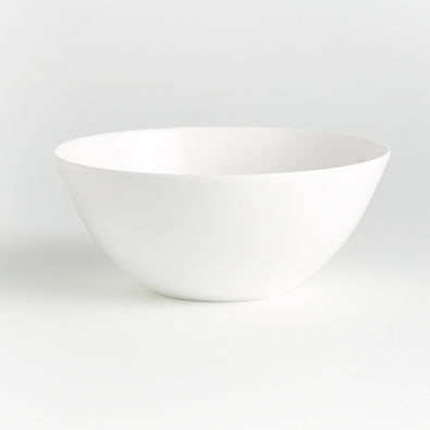 View Bennett White 10" Bone China Serving Bowl details