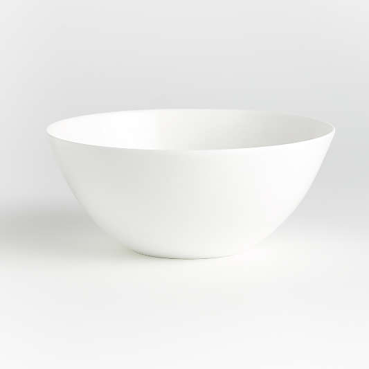 Bennett White 10" Bone China Serving Bowl